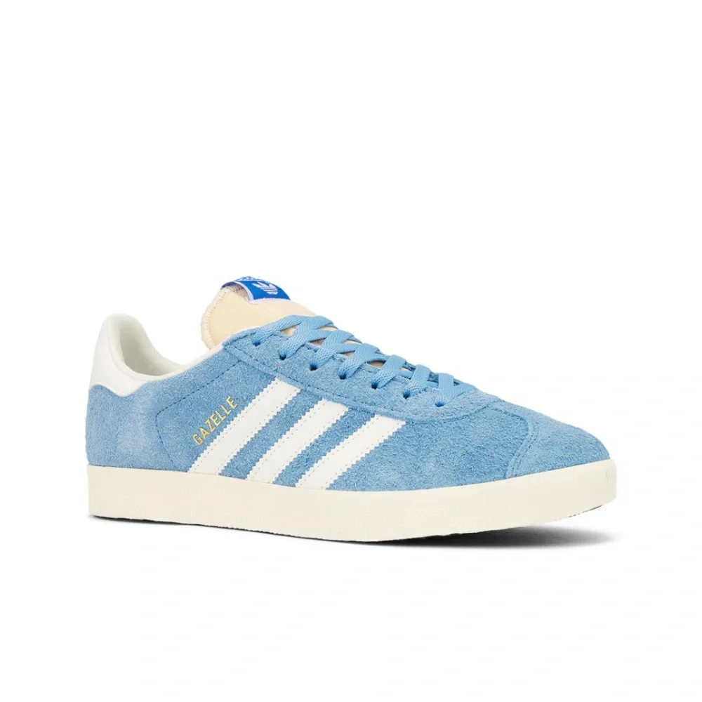 Adidas Gazelle Light Blue Suede Shoes Mens 6.5/ Women 8